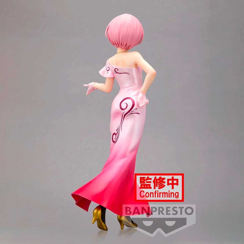 Packaging officiel BANPRESTO de la figurine Ram Glitter & Glamorous, avec illustrations colorées