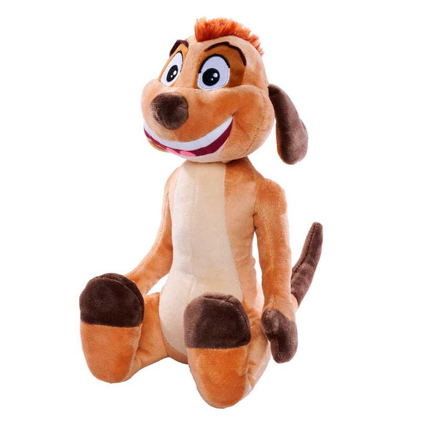 Peluche Timon du Roi Lion Disney de 25cm vue de face avec détails soignés et couleurs vives