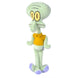 Détail des yeux brodés et des vêtements sur la peluche SpongeBob 20 cm
