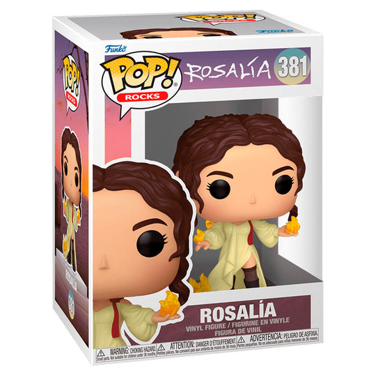Figurine Funko POP Rosalia de 9cm en vinyl avec détails précis et couleurs vives, vue de face
