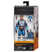 Vue latérale de la figurine Mandalorian Fleet Commander mettant en valeur les détails du costume