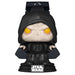 Figurine POP exclusive FUNKO représentant l'Empereur Palpatine de Star Wars en position menaçante