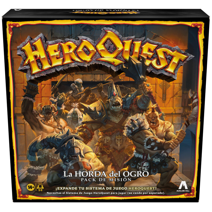 Scène de jeu avec plusieurs joueurs concentrés autour du plateau Heroquest The Ogre Horde