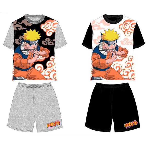 Tenue enfant Naruto assortie PIERROT disponible en tailles 4 à 12 ans, idéale pour les fans et confortable à porter.