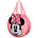 Sac de plage Disney Minnie ouvert, illustrant son grand espace de rangement intérieur