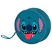 Vanity case Stitch Disney KARACTERMANIA vu de face avec fermeture éclair visible sur fond blanc