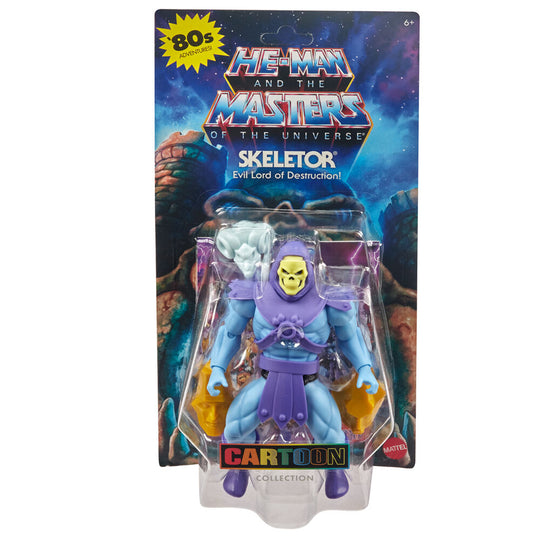 Figurine Man-At-Arms articulée avec armure détaillée, 14 cm, collection MATTEL.