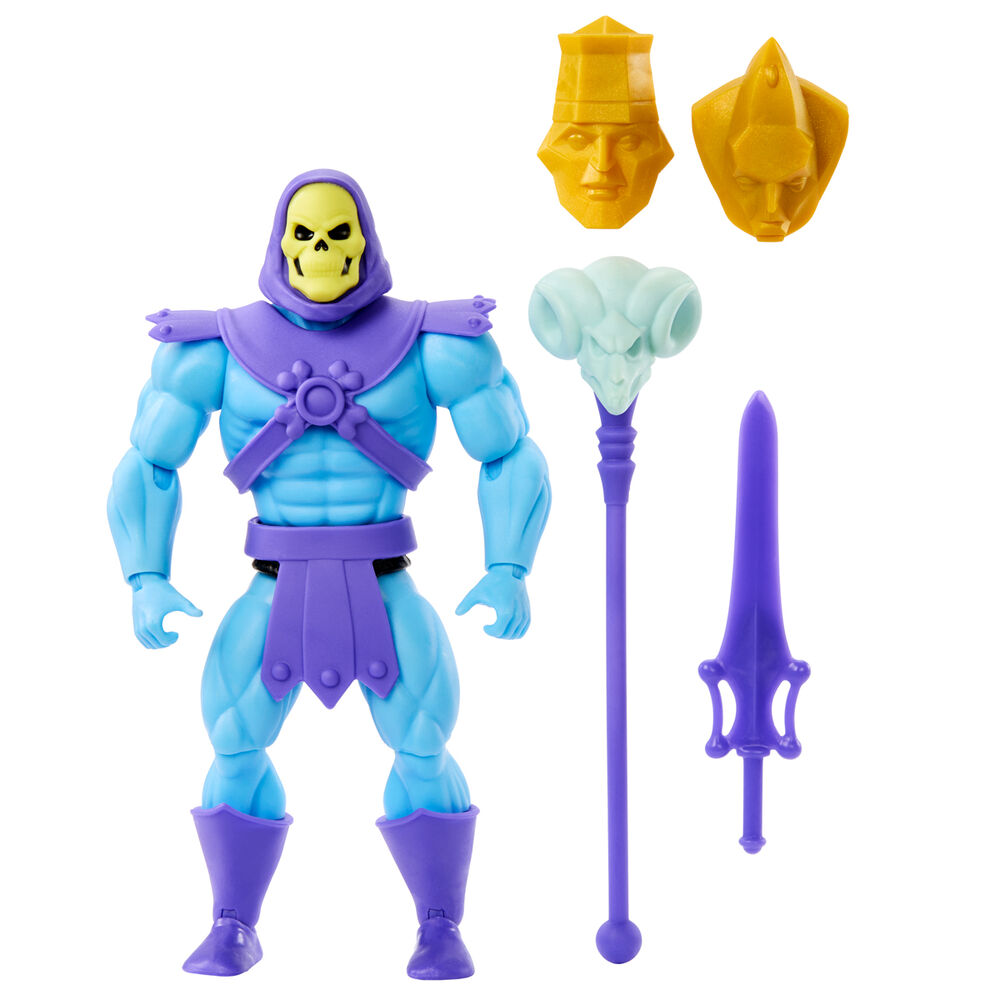 Ensemble des quatre figurines Masters of the Universe Origins présentées sur fond blanc.