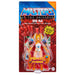 Vue rapprochée des détails des articulations sur la figurine Skeletor Masters of the Universe.