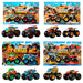 Pack Hot Wheels Monster Trucks avec deux véhicules 1:64 dans leur boîte d'origine.