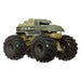 Gros plan sur la carrosserie renforcée d'un Monster Truck Hot Wheels 1:24.