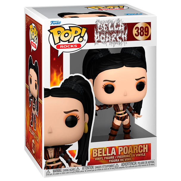 Figurine Funko POP Rocks Bella Poarch de 9cm en vinyle dans sa boîte cadeau officielle
