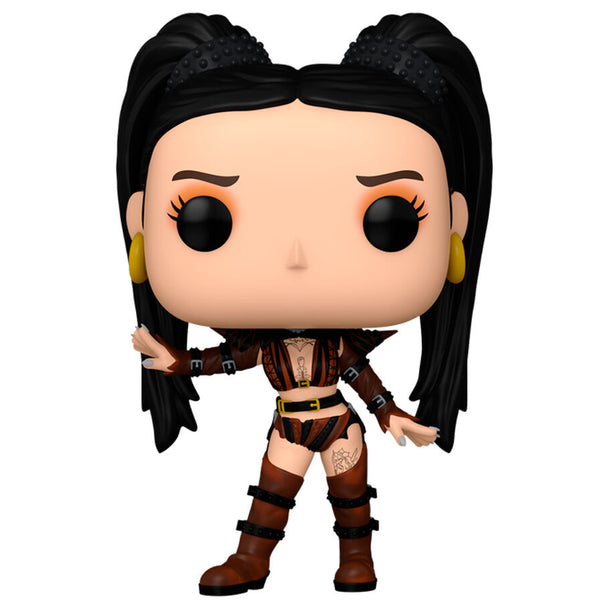 Vue rapprochée de la figurine Funko POP Bella Poarch montrant les détails et le design unique