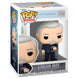 Vue rapprochée de la figurine Funko POP Logan Roy, montrant les détails soignés du visage et de la tenue du personnage.