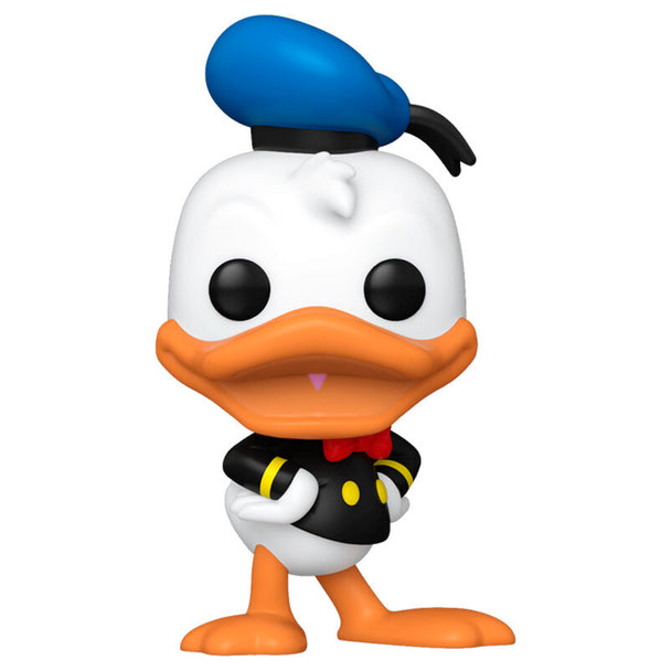 Vue rapprochée de la figurine Funko POP Donald Duck édition limitée 90e anniversaire avec détails précis
