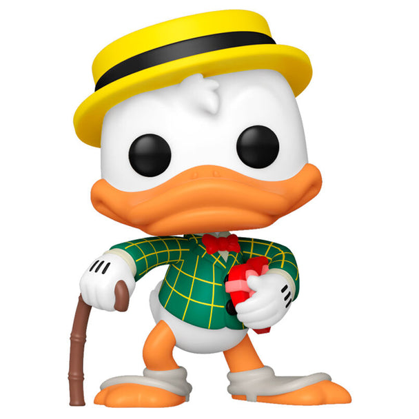 Figurine Funko POP Donald Duck 90e anniversaire Disney en vinyle de 9 cm dans sa boîte cadeau officielle