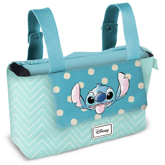 Sac à langer Disney Lilo & Stitch KARACTERMANIA, imperméable, avec plusieurs poches et poignées pour poussette.