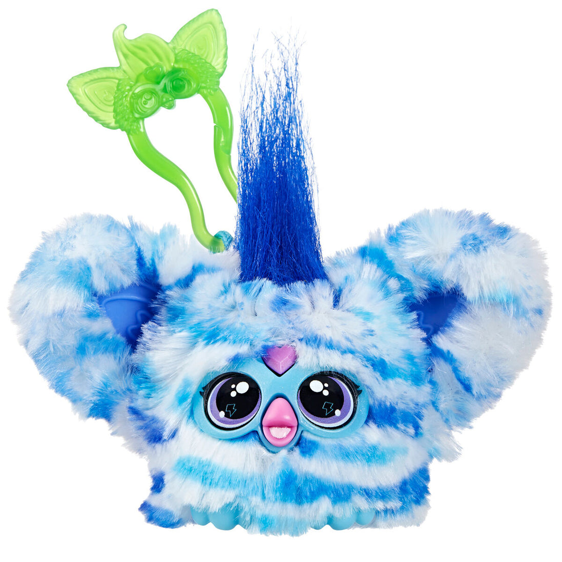 Furblet Ooh Koo Mini Furby HASBRO vue de face avec ses grands yeux expressifs et son bec ouvert