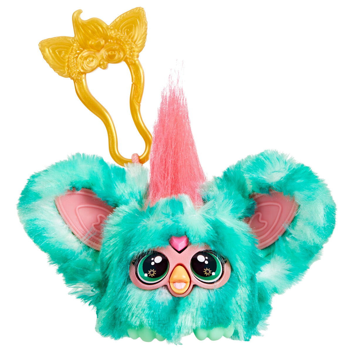 Mini Furby Furblet Mello Nee de 10 cm avec bec et yeux expressifs sur fond blanc