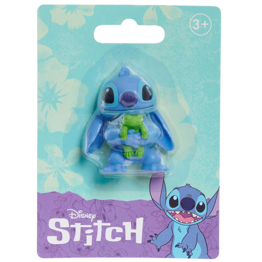 Figurine Stitch assortie montrant ses grandes oreilles bleues