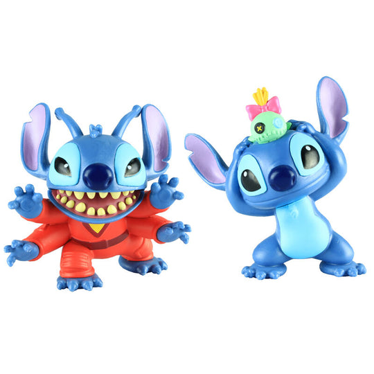 Figurine Stitch souriante avec grandes oreilles et posture dynamique