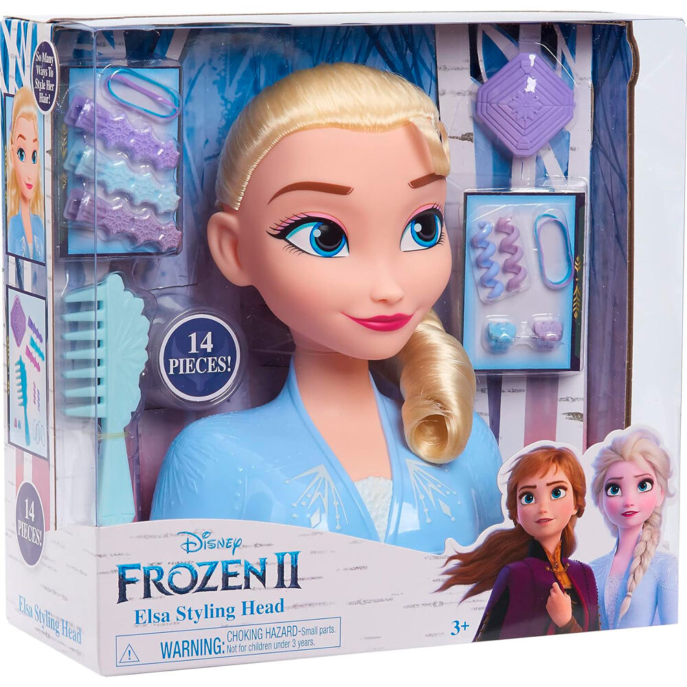 Ensemble complet du buste Elsa Frozen 2 avec 14 accessoires pour personnalisation