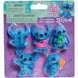 Vue rapprochée des figurines Disney Stitch JUST PLAY montrant leur qualité et finition