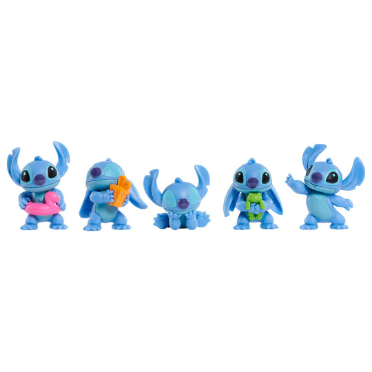 Figurine Disney Stitch assortie vue de face avec couleurs vives