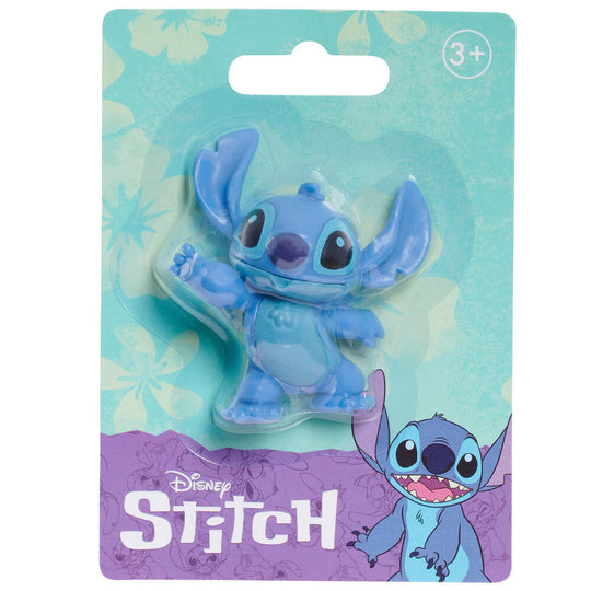 Gros plan sur les détails de la texture de la figurine Stitch