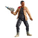 Vue rapprochée du visage et des détails de la figurine Finn Starkiller Base 10cm