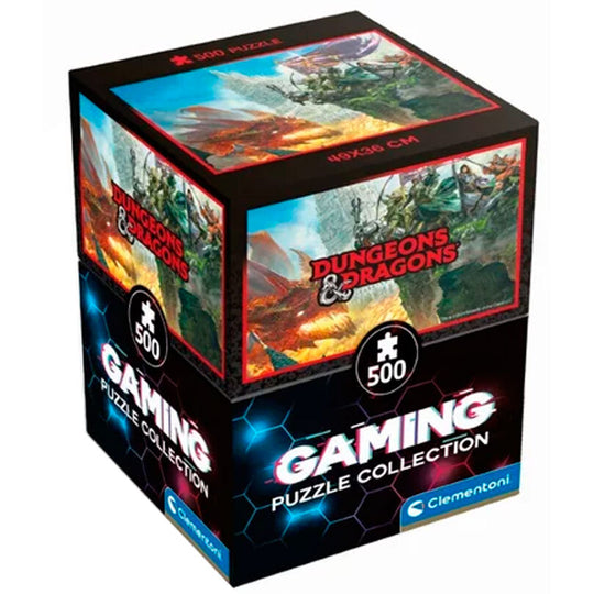 Image du puzzle Dungeons & Dragons 500 pièces de CLEMENTONI avec dimensions 49x36 cm