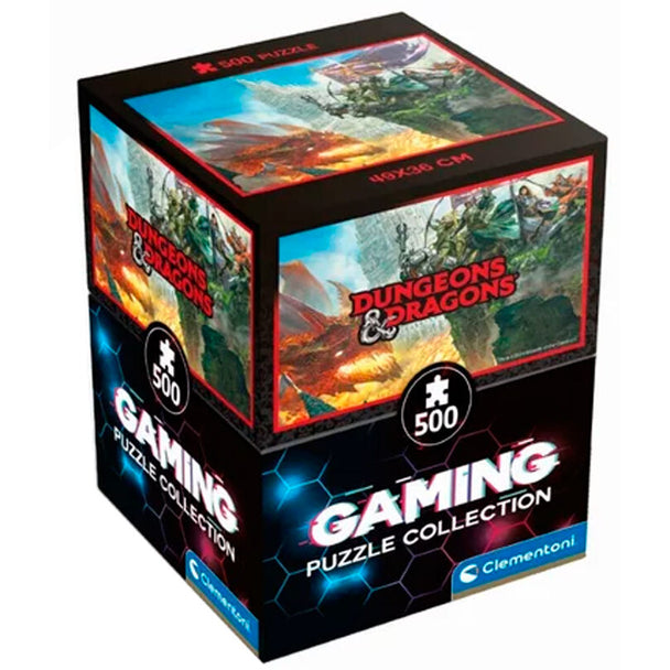 Image du puzzle Dungeons & Dragons 500 pièces de CLEMENTONI avec dimensions 49x36 cm