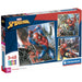 Puzzle Marvel Spiderman de CLEMENTONI avec 48 pièces assemblées montrant Spiderman en action