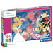Puzzle Disney Alice au Pays des Merveilles 104 pièces avec illustration colorée de CLEMENTONI, dimensions 37,9x26,9 cm