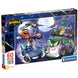 Puzzle DC Comics Batwheels 60 pièces assemblé montrant les personnages colorés sur un fond dynamique