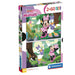 Puzzle Disney Minnie 60 pièces avec illustration colorée de Minnie Mouse en tenue rose