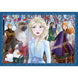 Boîte du puzzle Disney Frozen CLEMENTONI affichant les différentes options de nombre de pièces disponibles