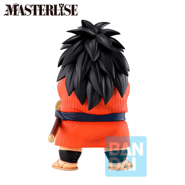 Profil gauche de la figurine Yajirobe Ichibansho Dragon Ball avec couleurs vives et peinture soignée