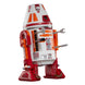 Figurine articulée R4-6D0 de The Mandalorian en position debout, vue de face, 15cm