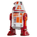 Vue latérale gauche de la figurine articulée R4-6D0 montrant l'articulation des bras