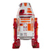 Vue latérale droite de la figurine R4-6D0 The Mandalorian avec détails des jambes et bottes