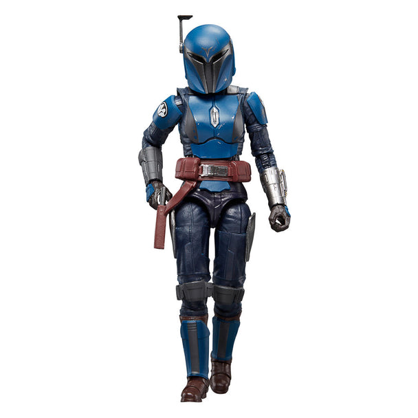 Détail du casque et armure de la figurine Nite Owl Star Wars The Mandalorian 15cm