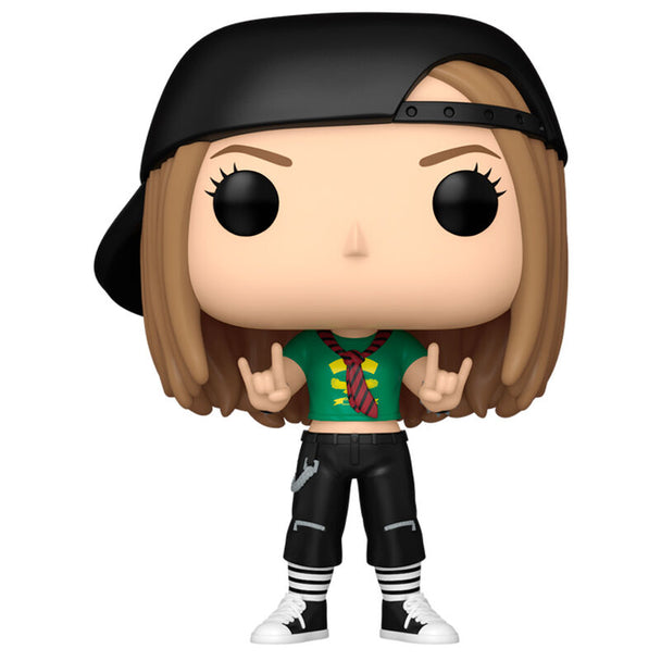 Figurine Funko POP Avril Lavigne de 9 cm en vinyle avec détails précis et boîte cadeau