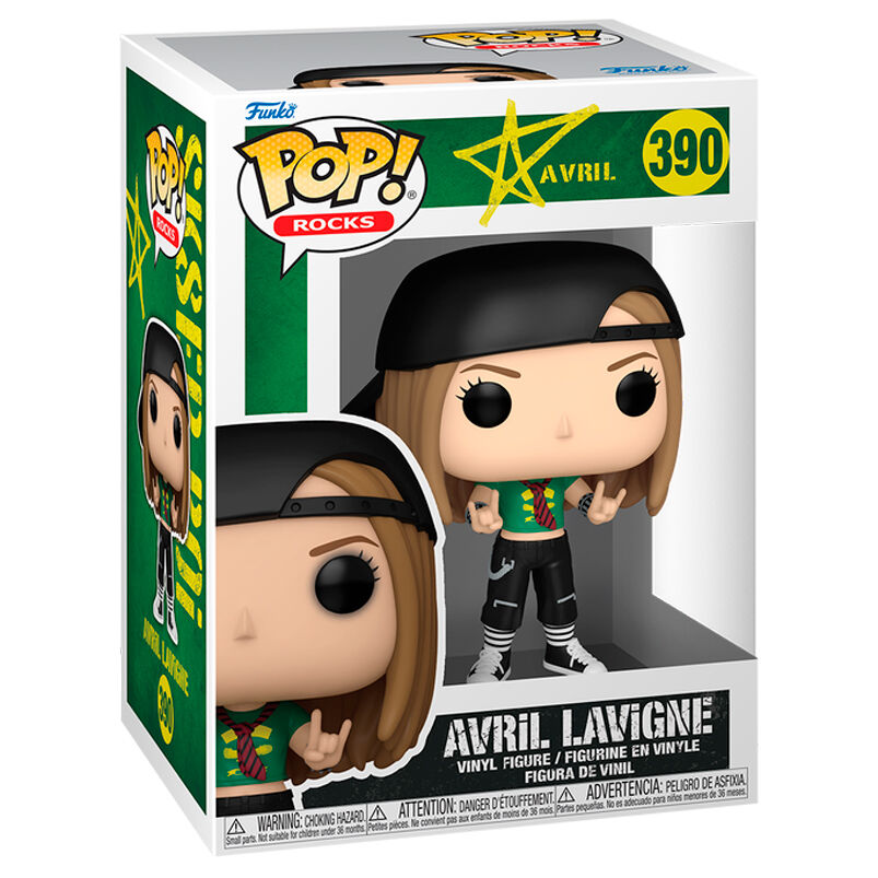 Packaging original de la figurine Funko POP Avril Lavigne, idéale pour collectionneurs et fans