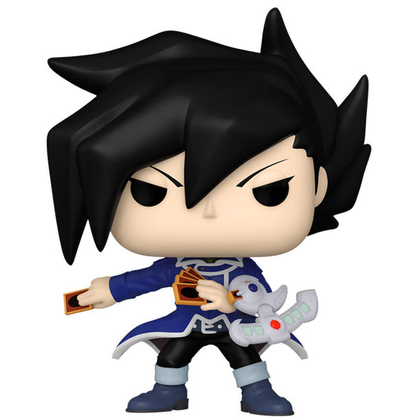 Figurine Funko POP de Chazz Princeton de Yu-Gi-Oh! en vinyle de 9cm dans sa boîte cadeau