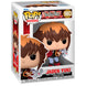 Vue rapprochée de la figurine Funko POP Jaden Yuki Yu-Gi-Oh! montrant les couleurs vives et le design unique