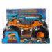 Coffret Hot Wheels Monster Trucks assortis montrant plusieurs modèles colorés.