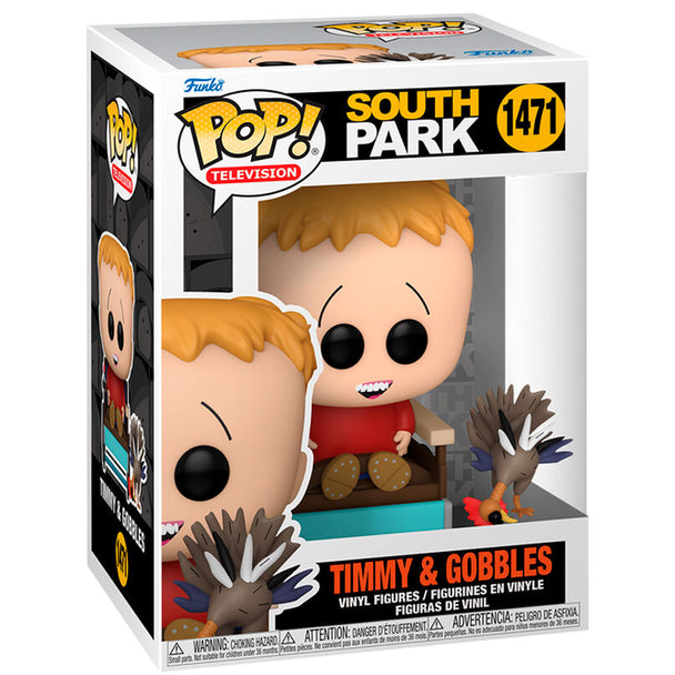 Figurine Funko POP Timmy & Gobbles de South Park en vinyle 9 cm dans sa boîte cadeau originale