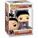 Vue rapprochée de la figurine Funko POP Nobunaga Hunter x Hunter montrant les détails du personnage en vinyle