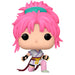 Vue rapprochée de la figurine Funko POP Hunter x Hunter Machi avec détails précis du visage et costume